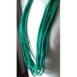 NIEUW!! mooie groene geknoopte sjaalketting