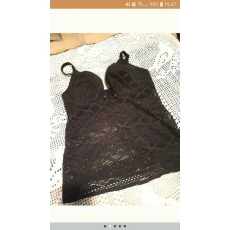 freya tankini zwart cupmaat 75F