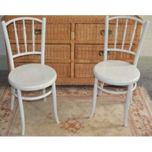 Antieke Fischel stoelen, stoelen hout