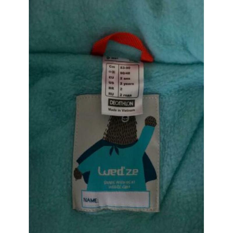 Wed'ze Slee-/Skipak-Peuter-Roze-Warm-Waterdicht-86/92