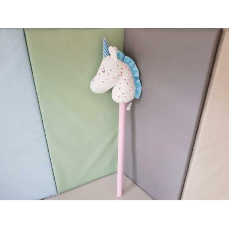 Hobbelpaard eenhoorn en stokpaard (unicorn)