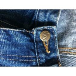 LEE klassieke blauwe spijkerbroek/jeans maat 32/34