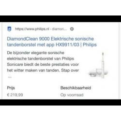 Philips Sonicare DiamondClean ( met 2jaar garantie)