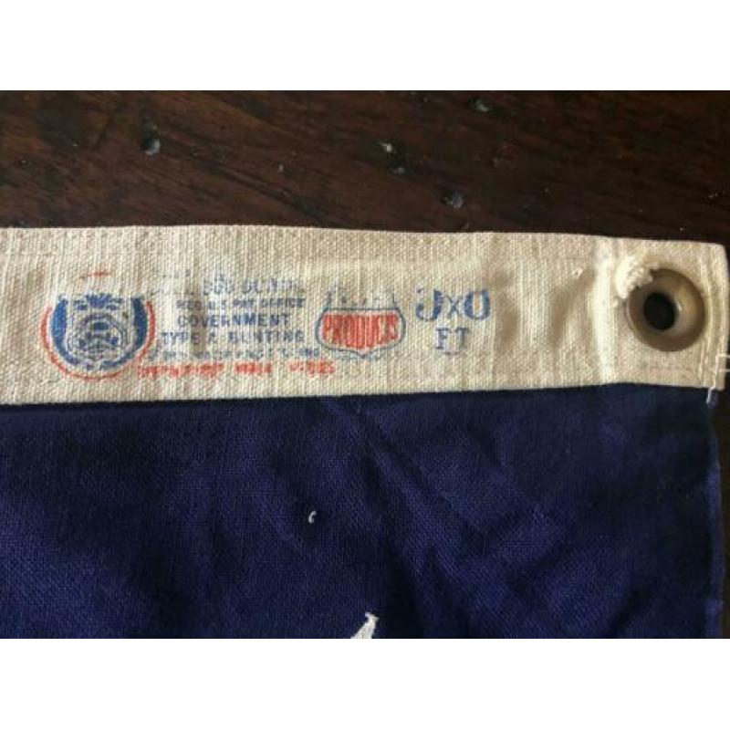 Amerikaanse 48 sterren vlag , WO2 , US vlag 147 CM X 232 CM