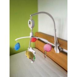 Baby mobiel Woezel en Pip met muziek