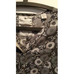Maison scotch jurkje grijs met print