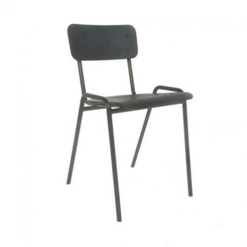 680x School chair vintage oude schoolstoelen cafe stoel 98