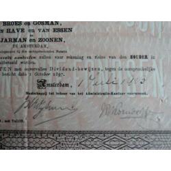 Aandeel van Rock Island Company uit 1913