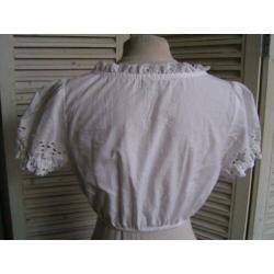 tiroler dirndl jurk schort blouse maat 38 nr JJ 1179