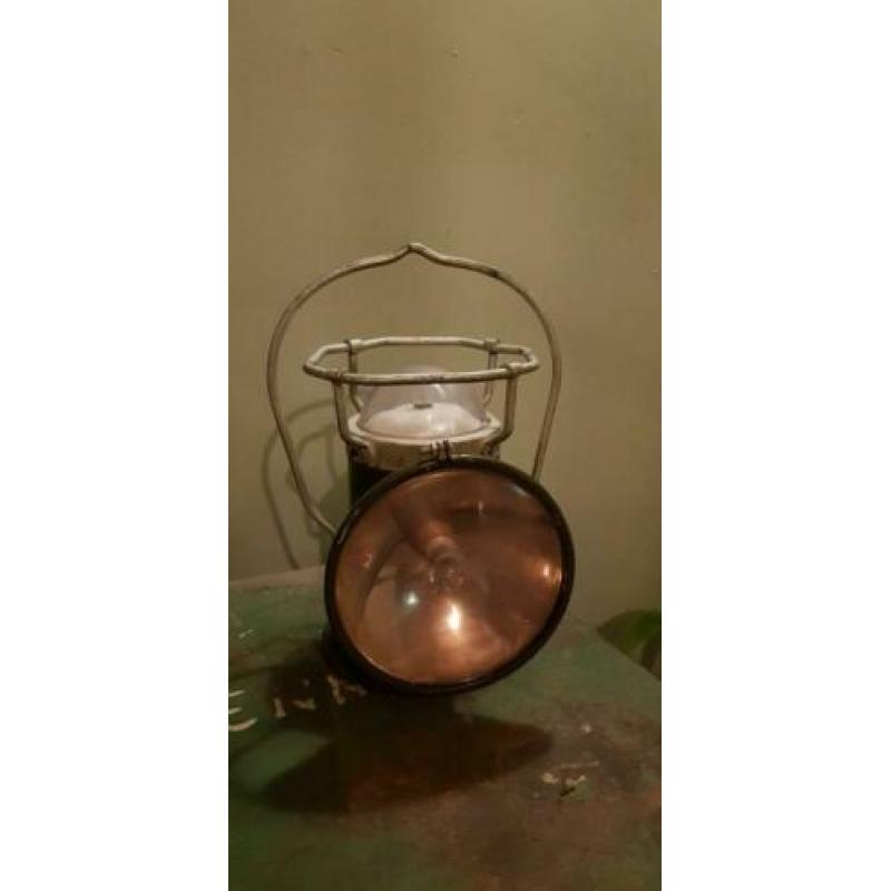 Vintage mijnwerkerslamp.