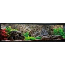 Standard Polyester Aquarium achterwand 100×60 cm