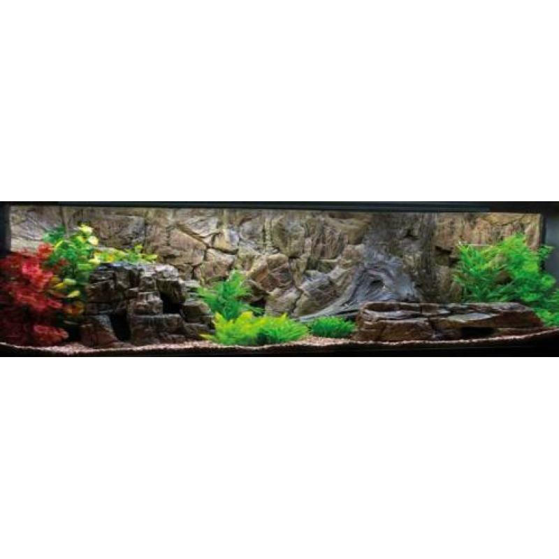 Standard Polyester Aquarium achterwand 100×60 cm