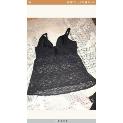 freya tankini zwart cupmaat 75F