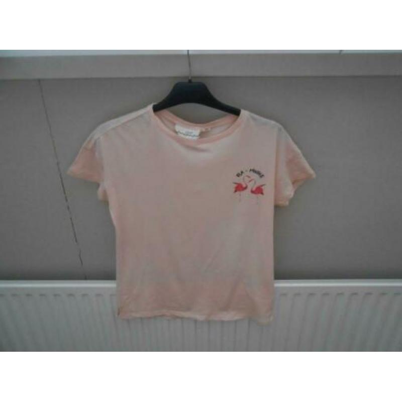 Leuk shirtje maat XS van H&M met flamingo's
