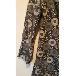 Maison scotch jurkje grijs met print