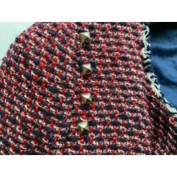 Zara Trafaluc rood gemeleerd jasje blazer maat M