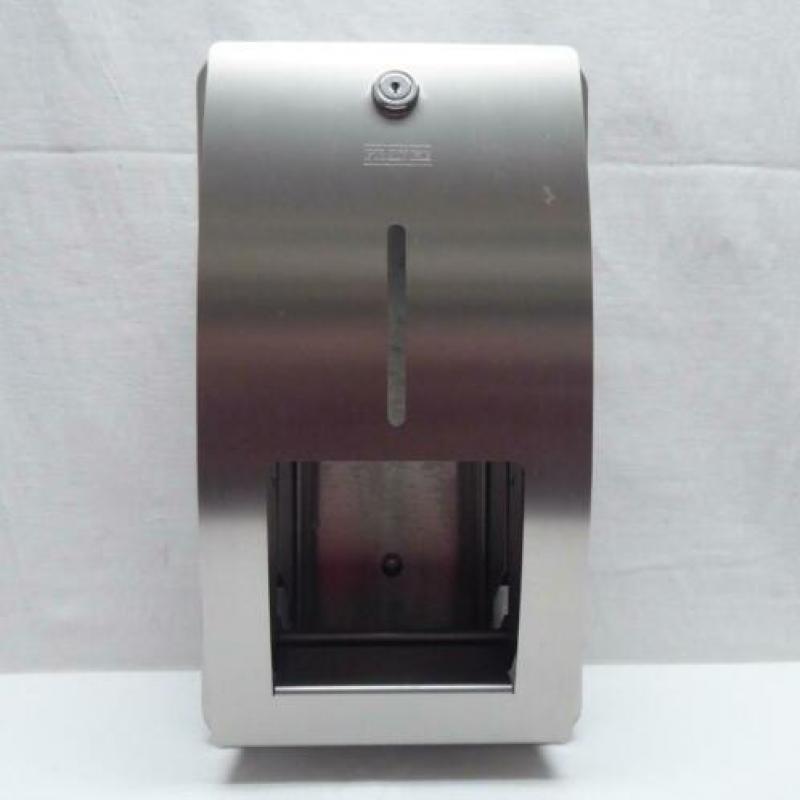 Franke STRX672E roestvrijstalen dubbele toiletrolhouder