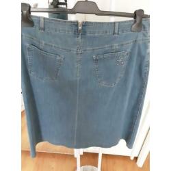 Gerrie weber colection spijkerrok mt 44 nieuw