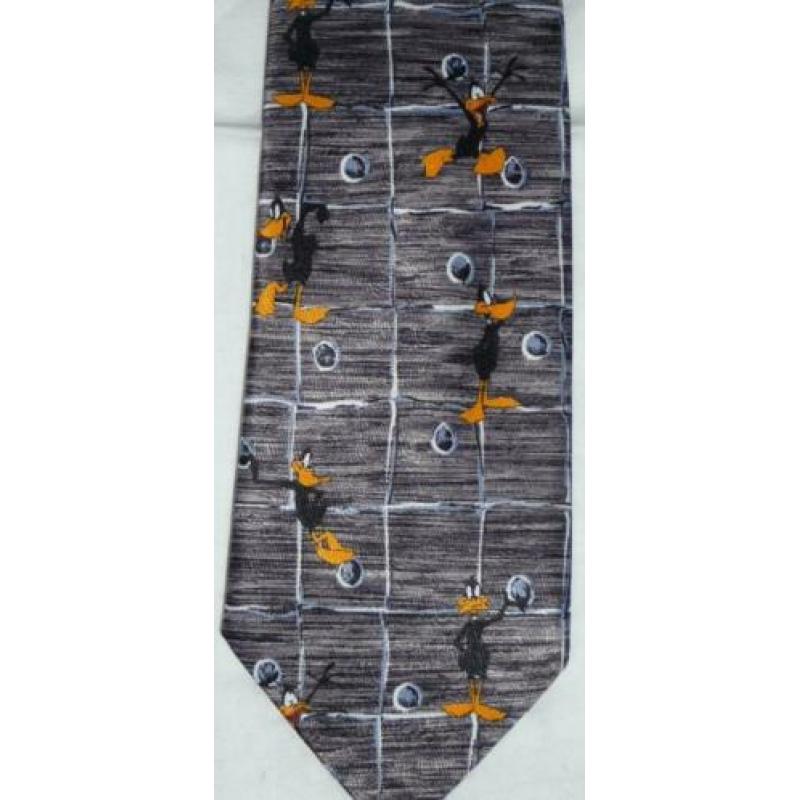 Looney Tunes stropdas met Daffy Duck patroon
