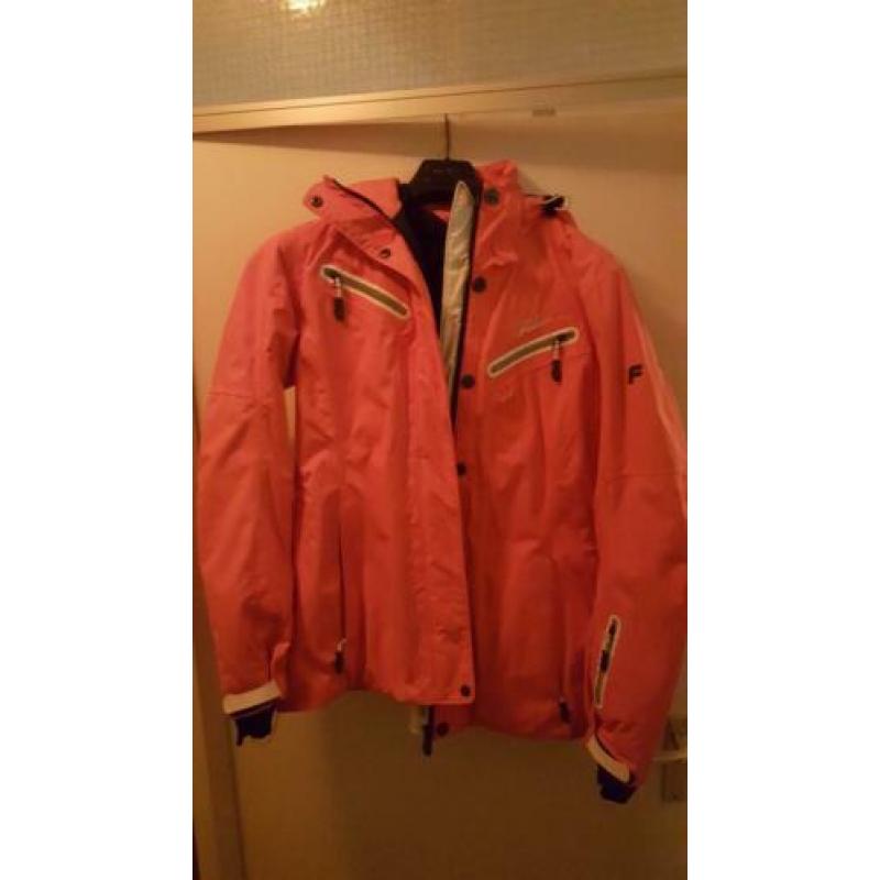 Dames wintersportjack XL roze