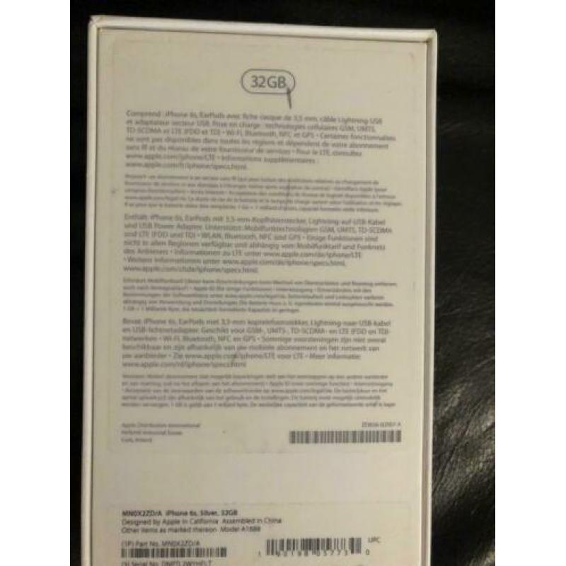 Iphone 6S 32GB zilver