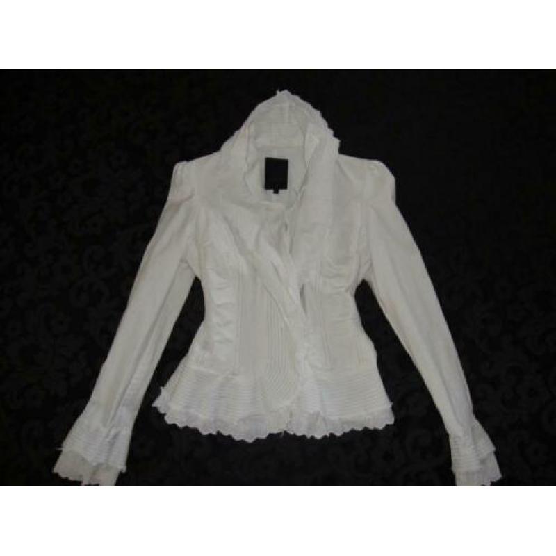 Mooi jasje colbert blazer met roezels van Malvin 38
