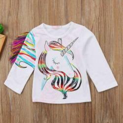 Eenhoorn Shirt, Wijde Tutu en Gratis Haarband