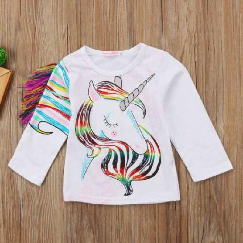 Eenhoorn Shirt, Wijde Tutu en Gratis Haarband