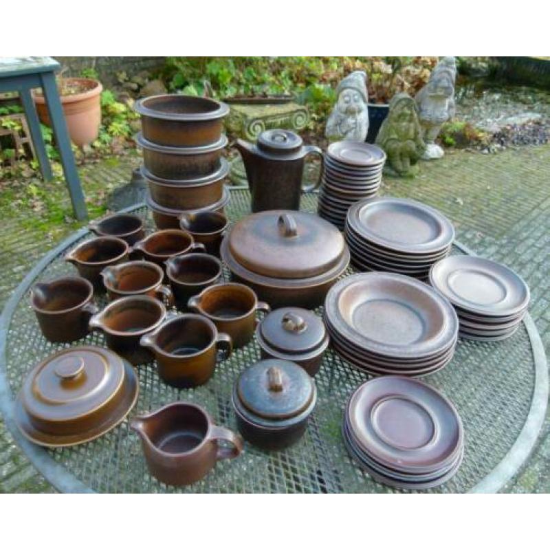 Arabia Ruska servies borden brood sla schalen melkkan k + s