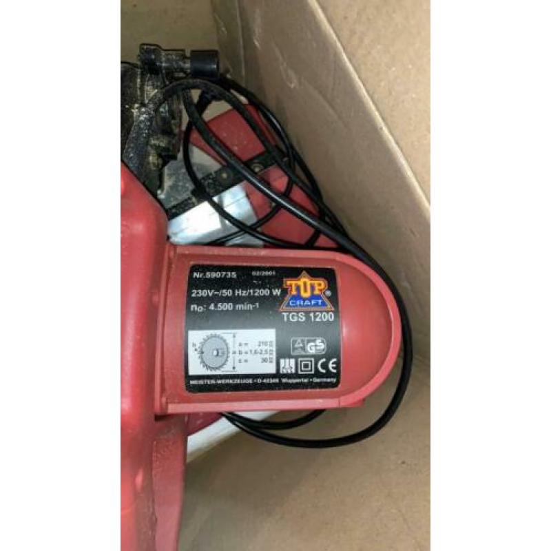 Topcraft TGS 1200 kap en verstekzaag