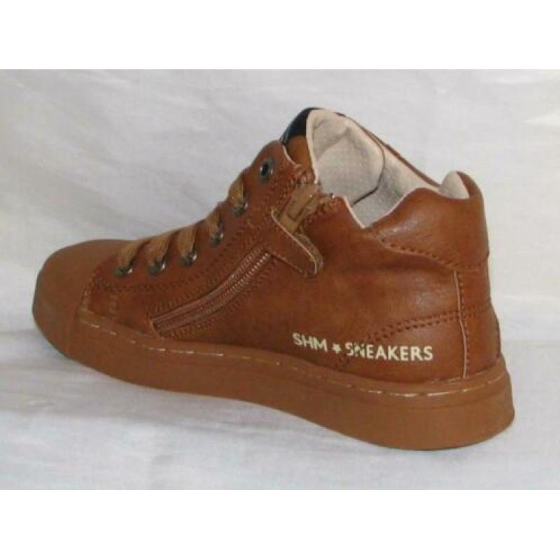 SHOESME maat 29 vetersneaker/rits cognac - gratis verzenden