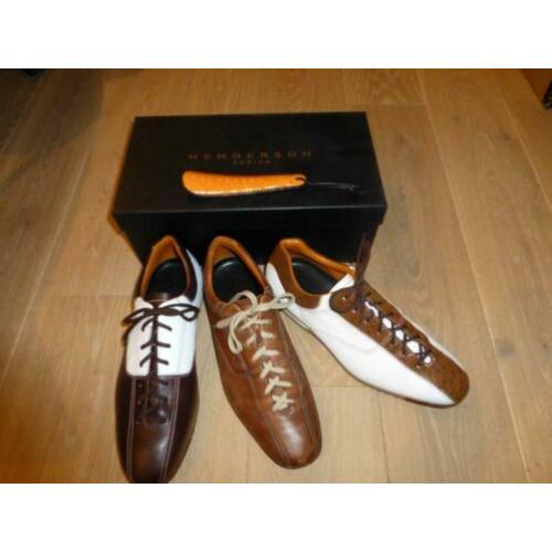 3 paar HENDERSON sneakers maat 42,5 voor totaal 150 euro !!!