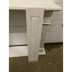 Crème kleur marmer schouw