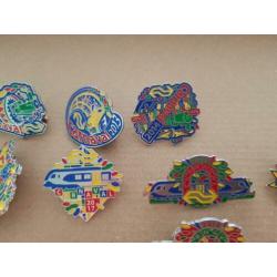 NS Carnavals pins 2011 t/m 2019