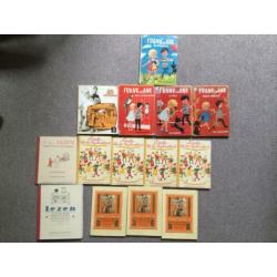 Collectie oude schoolboeken