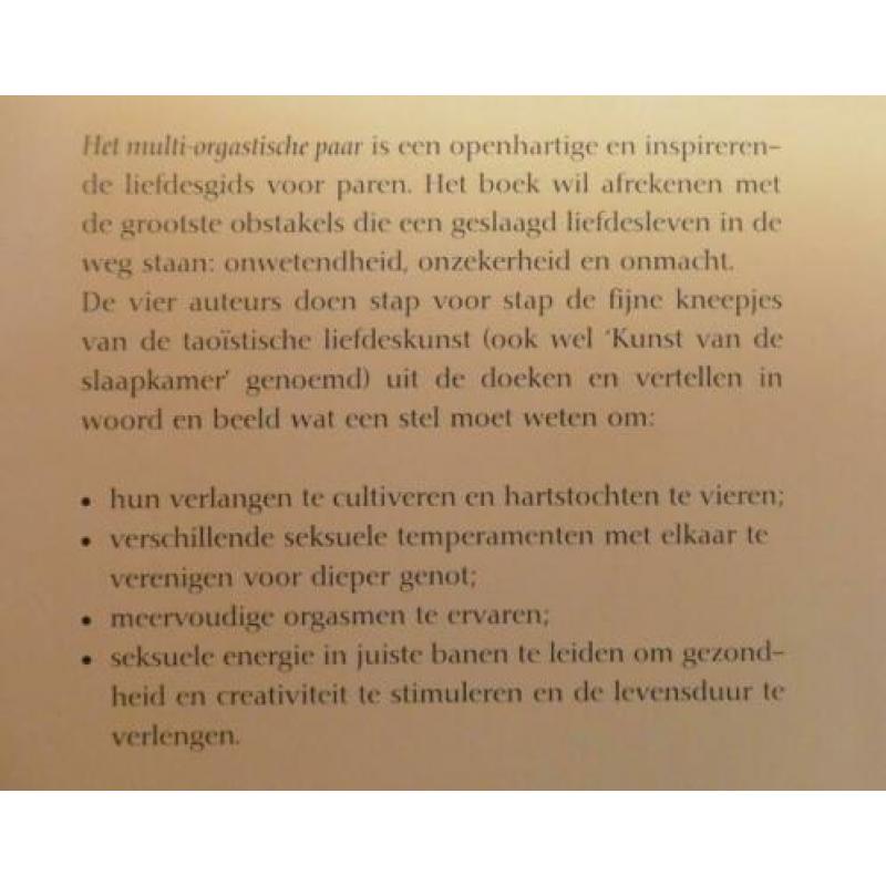 Het multi-orgastiche paar - Mantak Chia, Maneewan Chia e.a.