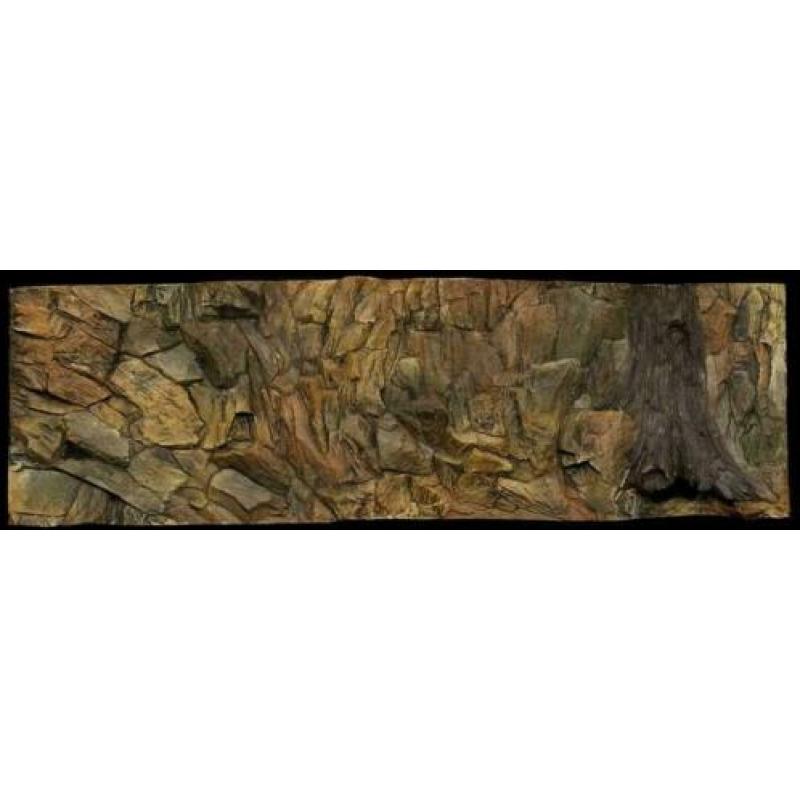 Standard Polyester Aquarium achterwand 100×60 cm