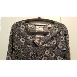 Maison scotch jurkje grijs met print