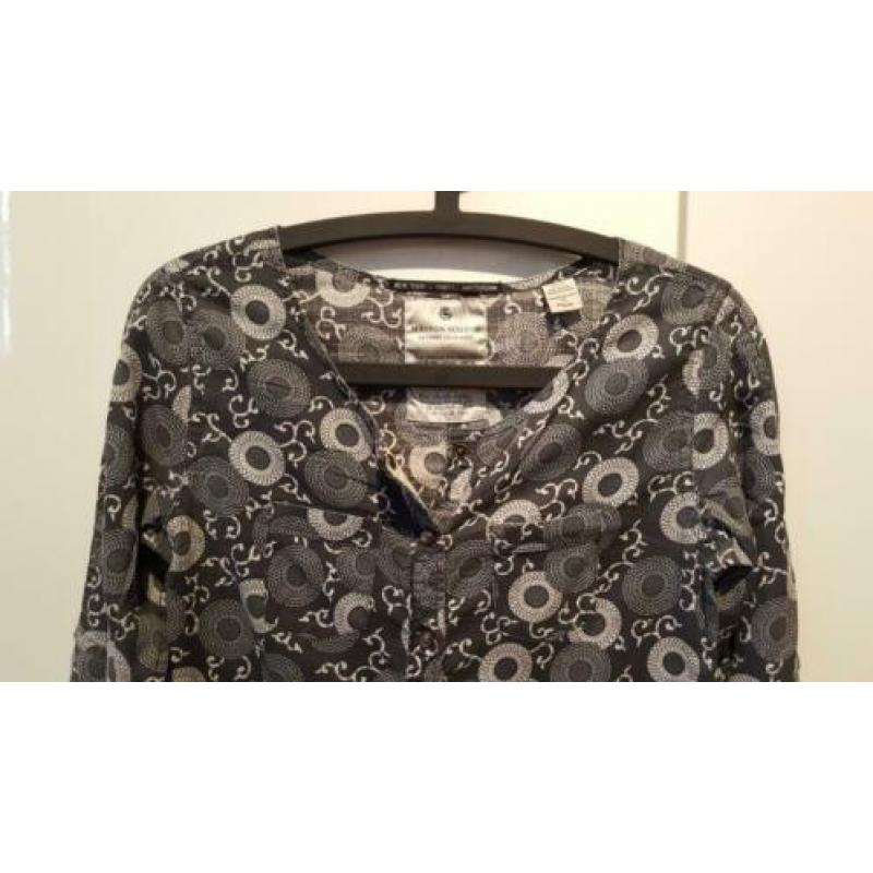 Maison scotch jurkje grijs met print