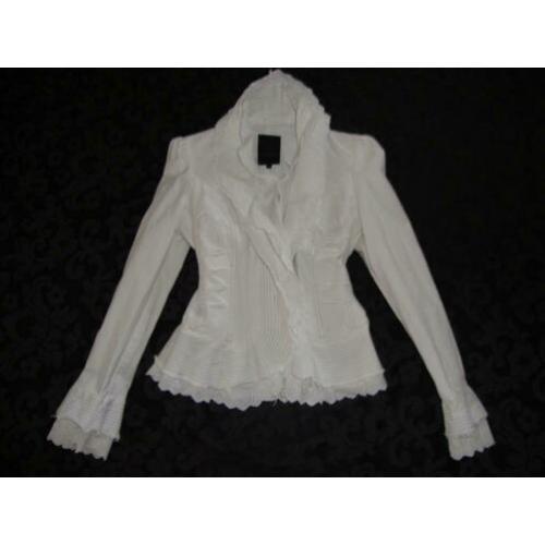 Mooi jasje colbert blazer met roezels van Malvin 38
