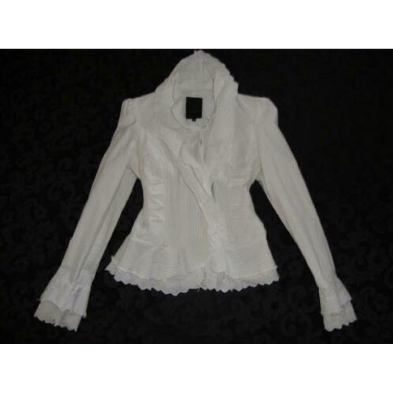 Mooi jasje colbert blazer met roezels van Malvin 38