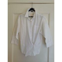 R13 leuke witte katoenen blouse mt L als M