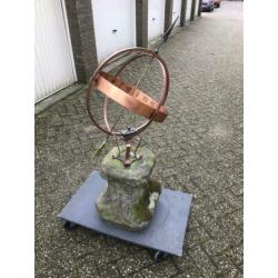 Zonnewijzer op console +/- 120 cm hoog