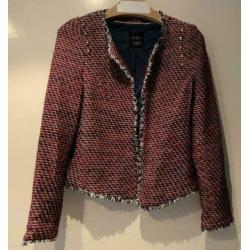 Zara Trafaluc rood gemeleerd jasje blazer maat M