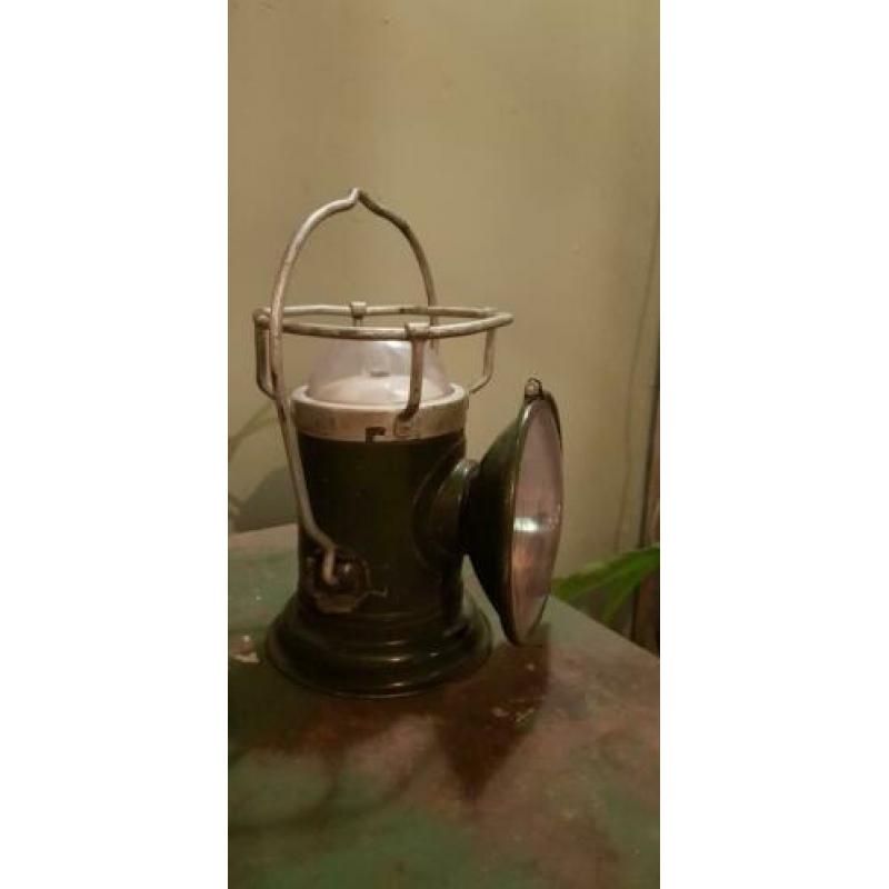 Vintage mijnwerkerslamp.