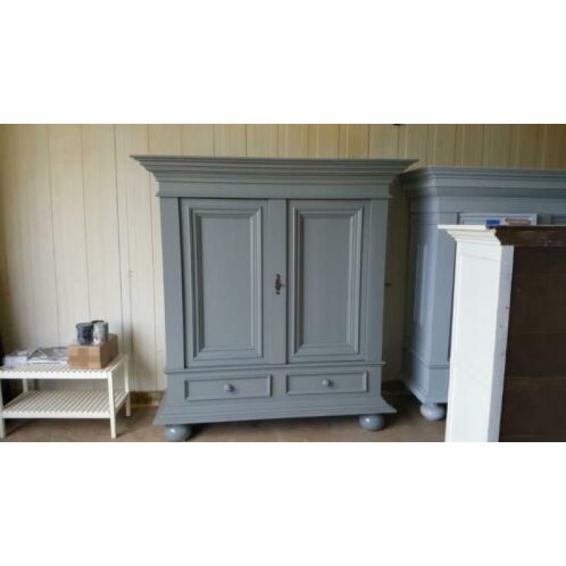 Buffetkasten brocante houten eiken wandmeubels kamer kasten