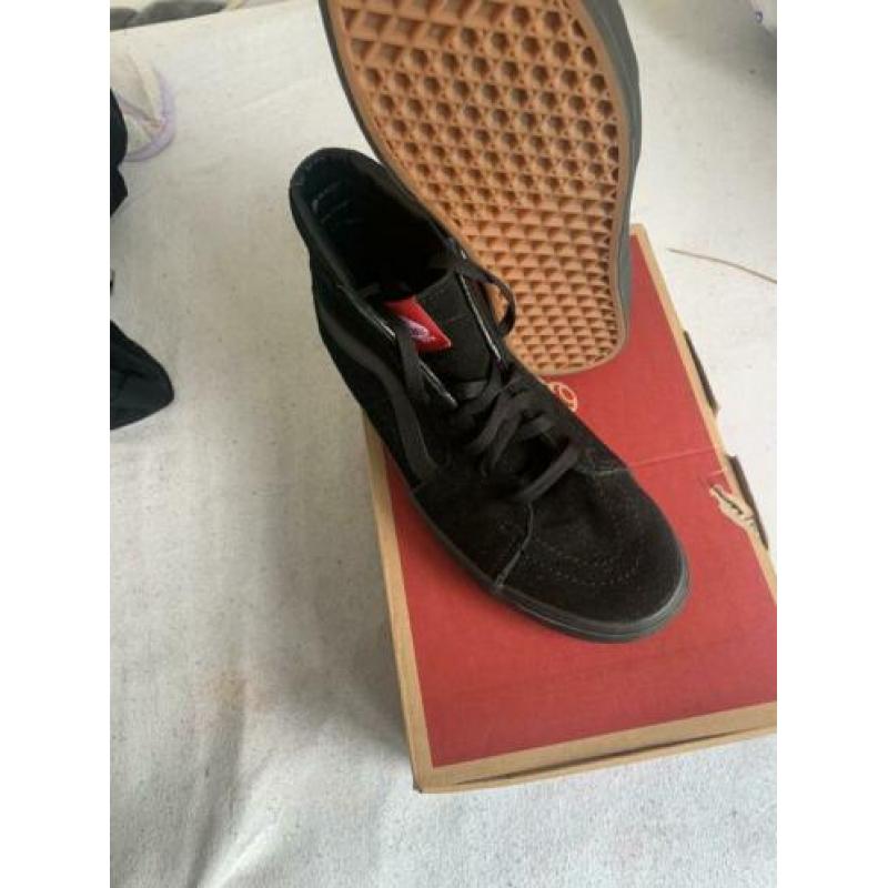 Vans ski8-High black/black maat 41