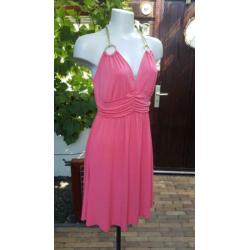ZGAN prachtige roze APART jurkje mt M 38/40, jurk