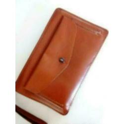 4 x Mooie vintage retro clutch handtas bruin