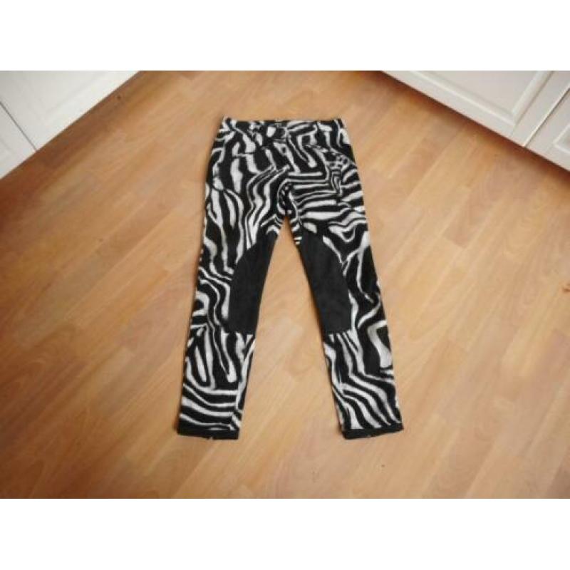 Gaaf zwart-wit broek Cambio mt 34/36